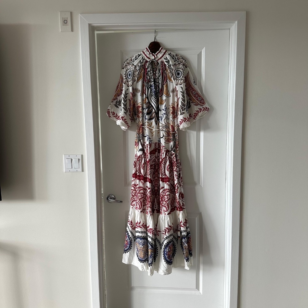 Farm Rio Tropical Camafeu Boho Glam Maxi Dress - Picture 4 of 8